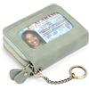 GAEKEAO Portafoglio Donna Carta di Credito Portafoglio Donna Piccolo Portamonete Blocco RFID Tasca con Cerniera Piccolo Portacarte