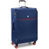 RONCATO Crosslite Trolley morbido espandibile large 4 ruote Blu