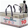 Wrappybag Borse Trasloco Resistenti XXL con Zaino - Borsoni Set da 10 | Set da 10 borse XXL da 104 litri con funzione zaino, fino a 25 kg - riporre vestiti e biancheria, idrorepellenti