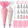 Nifogo Beccucci sac a Poche 40 PCS, Sacca a Poche per Dolci, Kit Pasticceria, Set Pasticceria, Kit per Torte