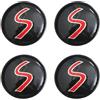 Aiyraa 4 coprimozzo per Mini Cooper S, accessori da 54 mm, per Mini S, JCW, R53, R56, F56, F60, decorazione auto, styling e coprimozzo con logo