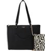Liu Jo Jeans LIU JO Ampia borsa shopping, versatile e pratica con chiusura zip. Presenta tasche interne di cui una con zip, pochettina rimovibile zebrata con catena color oro sul fronte, portachiavi amovibili, ma