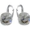 MŚ 1997 MENNICA ŚWIDNICKA Orecchini in argento Esclusivi design con cristalli di marca - Orecchini a lobo di alta qualità in argento 925 per donna in varie tonalità e colori, Argento sterling, Zirconia cubica