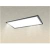 Baraldi FLEXIA FLAT Inox Cappa a Soffitto 90 x 60 cm cirnice Inox con vetro - 01FLEIN090ST80