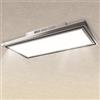 Baraldi FLEXIA FREE Cappa a Soffitto 120 x 60 cm Filtrante Inox con Pannello Luminoso 900 m³/h - 01FLEFR120STW90