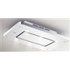 Baraldi STIVIA FREE Cappa a Soffitto 90 x 60 cm Filtrante Inox e vetro Bianco 900 m³/h - 01STVFR090STW90