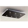 Baraldi STIVIA FREE Cappa a Soffitto 90 x 60 cm Filtrante Inox e vetro Nero 900 m³/h - 01STVFR090STB90