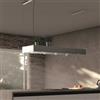 Baraldi MENSOLA ISOLA Cappa a Isola 176 x 50 cm Inox con Ripiano 900 m³/h - 01MENIS176ST90