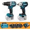 Makita Kit trapano percussione e avvitatore Makita® DLX2359TJ1 + set 9 bussole
