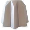 Decora (TG. 1 Kg) Decora 0062689 Stampo Pandoro in Alluminio Anodizzato, 1 Kg, Argento
