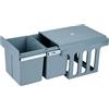 WELL HOME MOBILIARIO & DECORACIÓN Cestino per mobili da cucina, bidoni della spazzatura sotto lavello 2 x 8 l, fissaggio inferiore e rimozione manuale, secchi estraibili con coperchio