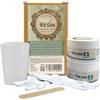 Stamperia - Resin for Crafts and Gifting, 1:1 Bicomponent, Dries Quickly in 1-2 Hours, Component A and B, Kit Includes Dispenser, Gloves, and Spatula (2 x 150ml) (Favourites Refresh) (White)