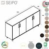 SEIPO VERTEX Armadio basso con 4 ante in melaminico SEIPO - VX.0411