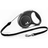 FLEXI Guinzaglio Black Design S Corda 5 m nero