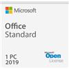 Microsoft Co Microsoft Office 2019 Standard Open License, terminal server adatto, licenza a volume