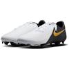 Nike Phantom Gx II Academy, Scarpe da Calcio Uomo, White/Black/Mtlc Gold Coin, 40.5 EU