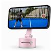 TecnoOdino Padelcamera Supporto cellulare Registrazione Video Padel, Gym, Crossfit Base con magnete, design unico per smartphone, compatibile con iPhone 16/15/14/13/12/Pro Plus MAX,Samsung (Rosa)