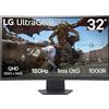 LG 32GS60QC-B Monitor PC 80 cm [31.5] 2560 x 1440 Pixel Quad HD LCD Nero (Dis 32 Consumer Ultragea) [32GS60QC-B.AEUQ]