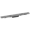 hansgrohe RainDrain Rock - set di canalina doccia piastrellabile e accorciabile, canale di drenaggio doccia 600 mm, scarico a pavimento