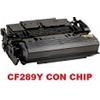 HP Toner Compatibile per HP Laserjet Enterprise M507X CF289Y 89Y CON CHIP Nero Pagine 20.000