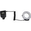 Asixxsix Macro Flash Anulare LED, 3000k-15000k 48LED Macro Flash Anulare Temperatura Colore Luce Anulare LED Regolabile con Display LCD, 9 Anelli Adattatori e 2 Diffusori Flash per DSLR