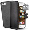Celly Bk Pu Wallet Case For Iphone5 5s
