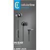 CELLULARLINE Cellular Line VOICE IN-EAR Auricolari in-ear con microfono tasto di risposta e connettore Jack 3.5mm
