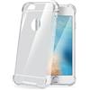 Celly ARMORMIR801SV Armor Mirror Custodia Rigida con Retro a Specchio e Cornice Trasparente in Gomma per iPhone 7 Plus Grigio