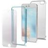 Celly BODY801LB Total Body Protection Custodia in Policarbonato e Pellicola per Display in Vetro 9H per iPhone 7 Plus Azzurro