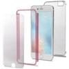 Celly BODY801PK Total Body Protection Custodia in Policarbonato e Pellicola per Display in Vetro 9H per iPhone 7 Plus Rosa
