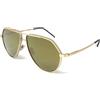 Italia Independent Occhiali da Sole Mod Dominique 05252 SUPERTHICK SUN UOMO PINK GOLD Design Innovativo in Acciaio Oversize Comfort Superior