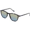Italia Independent Occhiali da Sole Mod 0701 THIN ROUND SUN B2 BUTTON GL Design con Montatura Plastica e Lenti Blu per uno Stile Unico