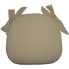 OLIBO Cuscino per sedia con lacci Sagomato Ecru per un Comfort Ottimale e Design Elegante nel tuo Salotto