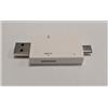 REPORTER Lettore di Memory Card Micro-SD con Doppio Attacco Usb-Usb-c per Telefoni e Smartphone