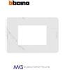 BTICINO JA4803EM Placca 3 moduli in tecnopolimero Carrara - MatixGO