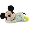 Clementoni Disney Baby - Mickey Relaxing Plush, Peluche per Neonato 0+ Mesi, per Favorire Nanna e Rilassamento, con Rumore Bianco, Cromoterapia, Luci e Melodie Rilassanti e Battito Cardiaco, 17957