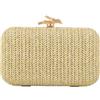 SUKUTU Borsa di paglia Borsa da spiaggia estiva Donna Borse da sera Borsa a mano in rattan intrecciata Borsa in rattan