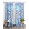 Popular Handicrafts Tenda indiana hippie bohémien con mandala ombra, colore: blu