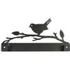 Ackfeld Uccello su Ramo con Clip, 25,4 cm Gruccia per Trap, Nero, Taglia unica