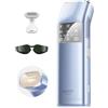 SALLOOT Epilatore Luce Pulsata a quattro impulso, doppia luce, zaffiro 2°C Depilazione Indolore, 16,6 cm² di comfort, modalità PHR & 4X efficace e AI APP per peli resistenti, veloce e sicuro (Blu)
