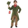 Fun Shack Vestito Contadino Bambino, Costume Contadino Halloween, L | Pantaloni, Giacca Frac Verde, Cravatta & Cappello, Stile di Campagna, Perfetto per Halloween, Ideale per il Gioco di Ruolo