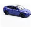 MODVKVK Tesla Model Y 1:32 Modellino Macchinina con Luce e Musica, Funzione Pull-Back, Lega Pressofusa, Ideale per Bambini dai 3 anni e Collezionisti (Blu)