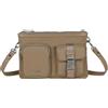 Mimi-Mua Borsa Tracolla A 2 Buste In Nylon Con Tasche