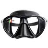Cressi Ocean + Gamma Combo Black/Blue - Combo Set Maschera Ocean+Snorkel Gamma per Immersioni e Snorkeling, Nero/Blu, Taglia Unica, Adulti
