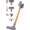 Dyson V8 Absolute aspirapolvere senza filo Argento, Giallo Senza sacchetto