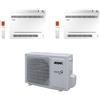 Aermec Climatizzatore Dual Split CKG a Console 9+9 con MPG420 R-32 inverter Wi-Fi Incluso Classe A++ ,