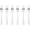 SAMBONET Royal Forchettine da Dolce Dessert Set 6 Pezzi Posate Acciaio Inox