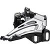 SHIMANO Deore MTB FD-M6025 - Deragliatore Anteriore per Mountain Bike, 2 x 10 velocità, Senza Piastra, Tipo E, 34-38 Denti, Colore: Nero