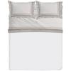 PENSIERI DELICATI Completo Letto Matrimoniale, Flanella 100% Cotone Caldo e Morbido, 2 Piazze 180x200cm, Include Lenzuolo Sotto, Sopra e 2 Federe, Made in Italy, 30101 Dublino Beige