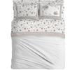 PENSIERI DELICATI Completo Letto Matrimoniale, Flanella 100% Cotone Caldo e Morbido, 2 Piazze 180x200cm, Include Lenzuolo Sotto, Sopra e 2 Federe, Made in Italy, Piazza 8284 Beige